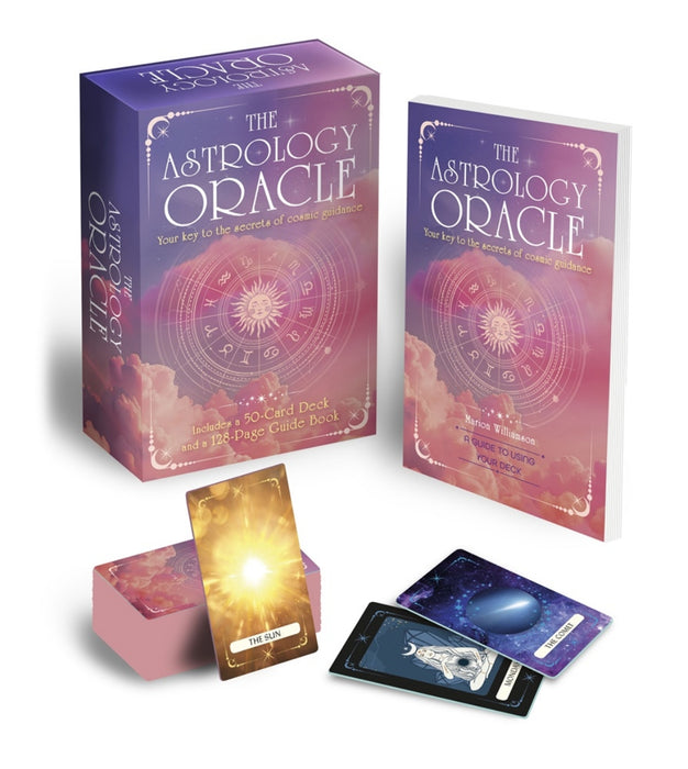 The Astrology Oracle Book & Card Deck – oraakkelikortit ja opaskirja – Marion Williamson