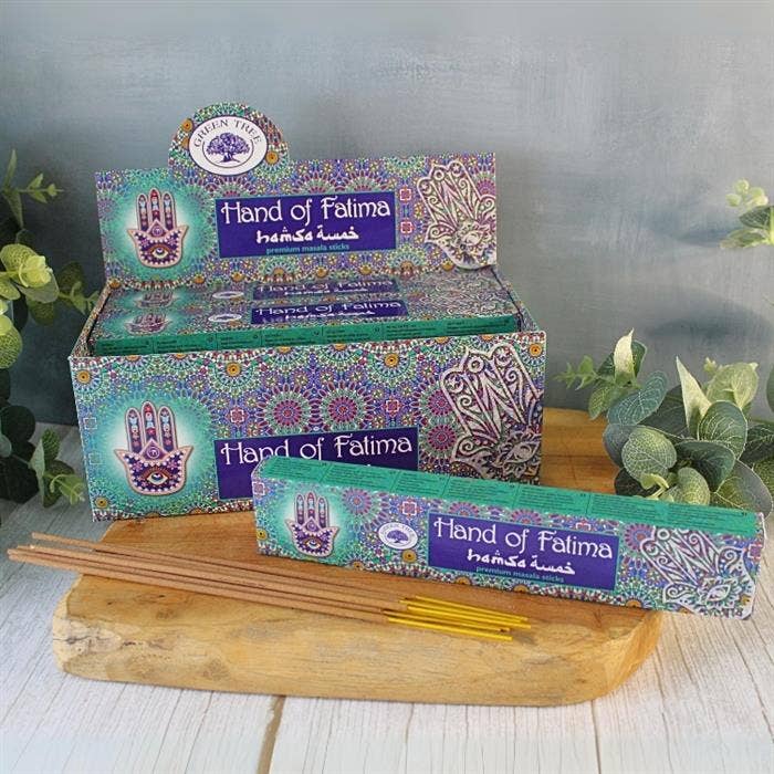Hand of Fatima -suitsuketikut 15 g – Green Tree
