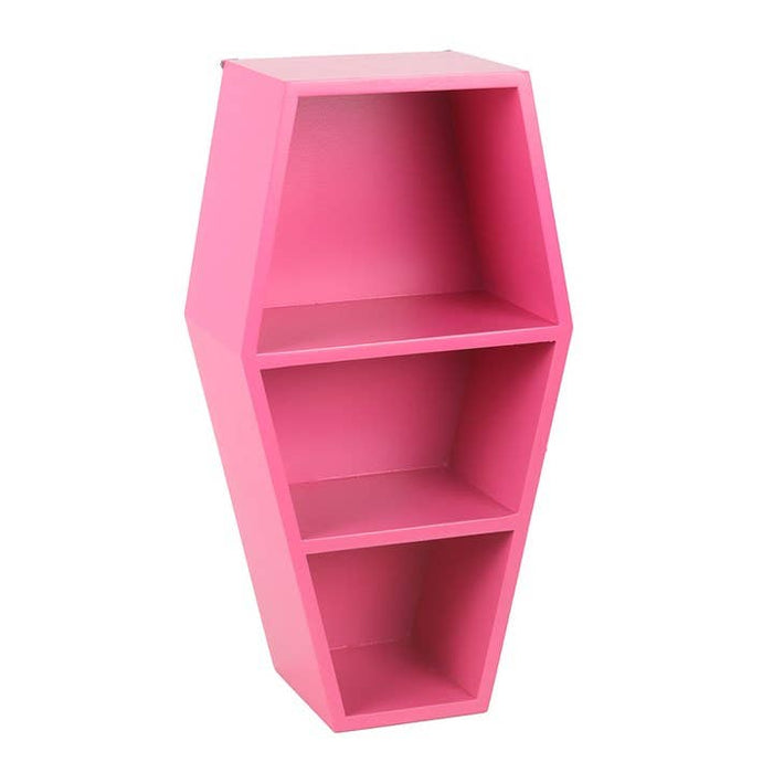 Pieni pinkki ruumisarkkuhylly 40 cm