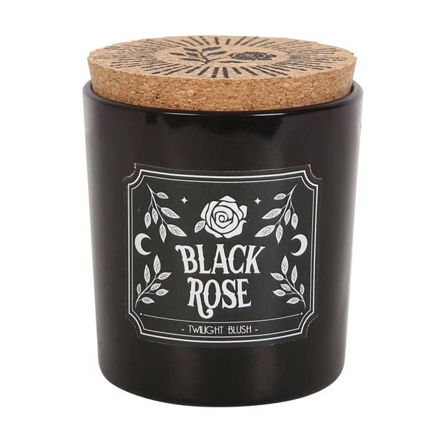 Black Rose Twilight Blush Gothic kynttilä