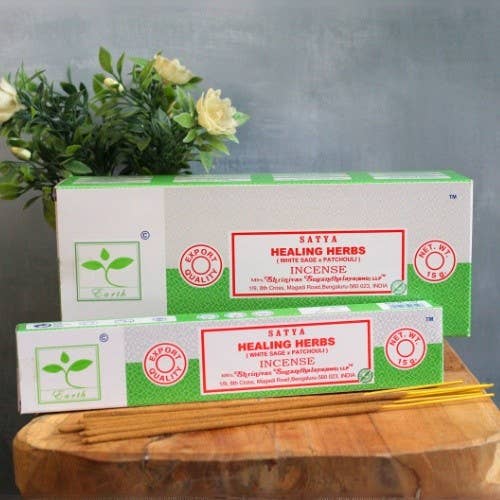 Earth Satya Healing Herbs suitsuketikku 15 g – Satya