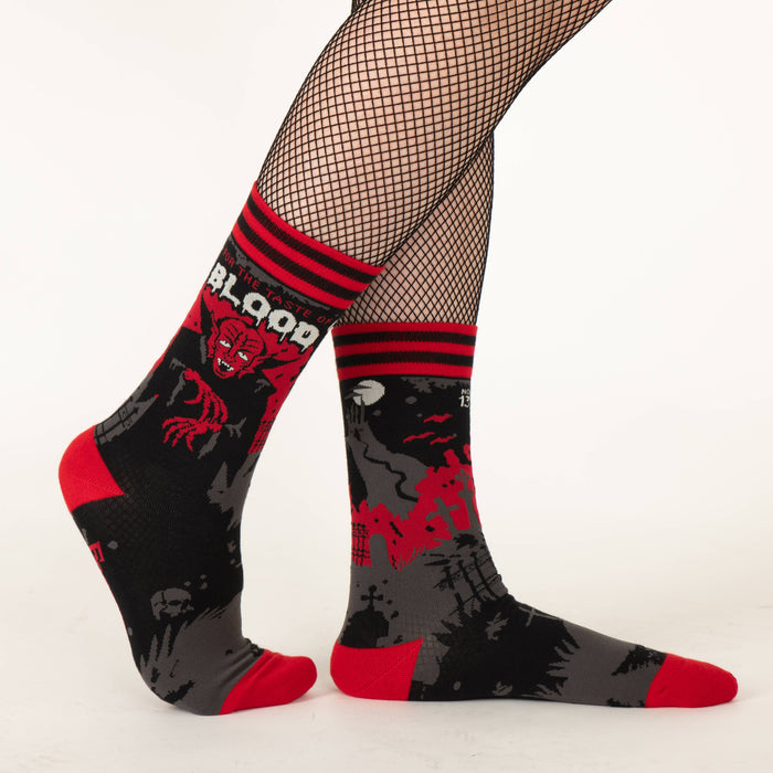 Dracula's Bloodlust -sukat  - FootClothes