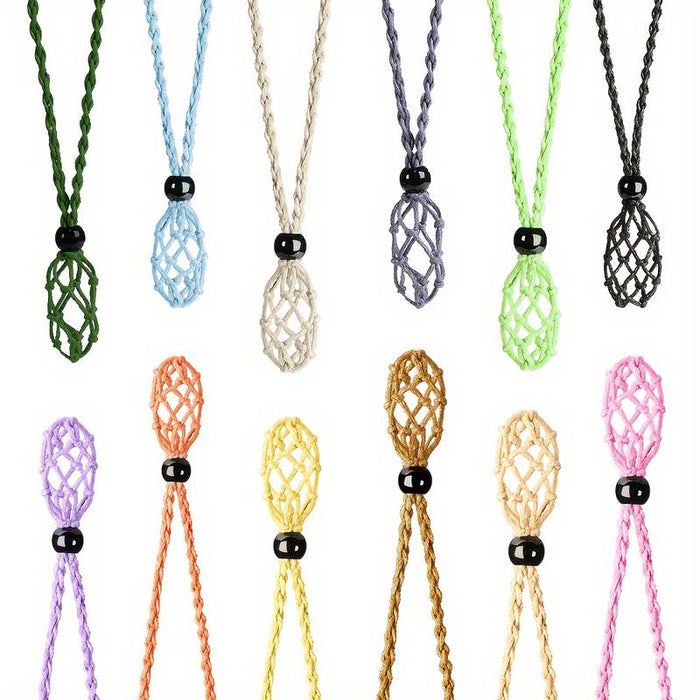 Crystal mesh pendant, different colors