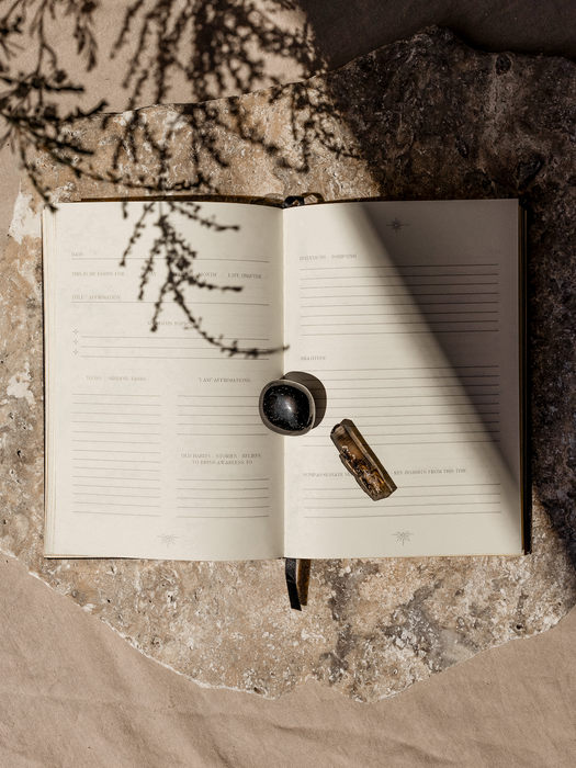 ☾ Sacred Dreams Journal, Vegan Leather -ST SOLEIL