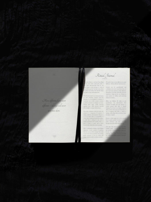 Inner Focus Linen Ritual Journal Edition III, Midnight Black - St Soleil