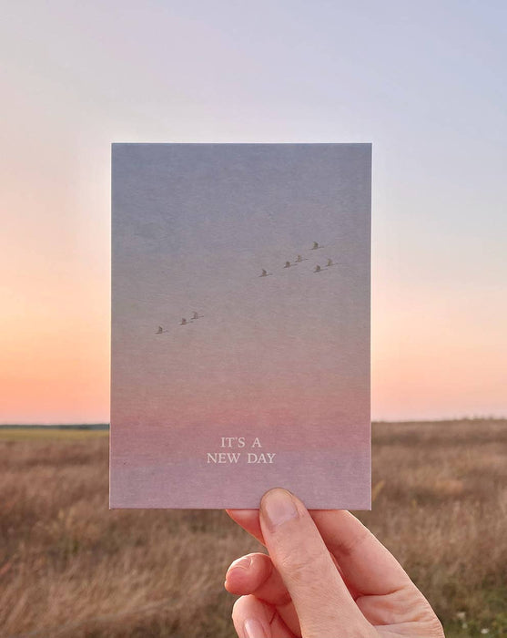 IT'S A NEW DAY - postikortti