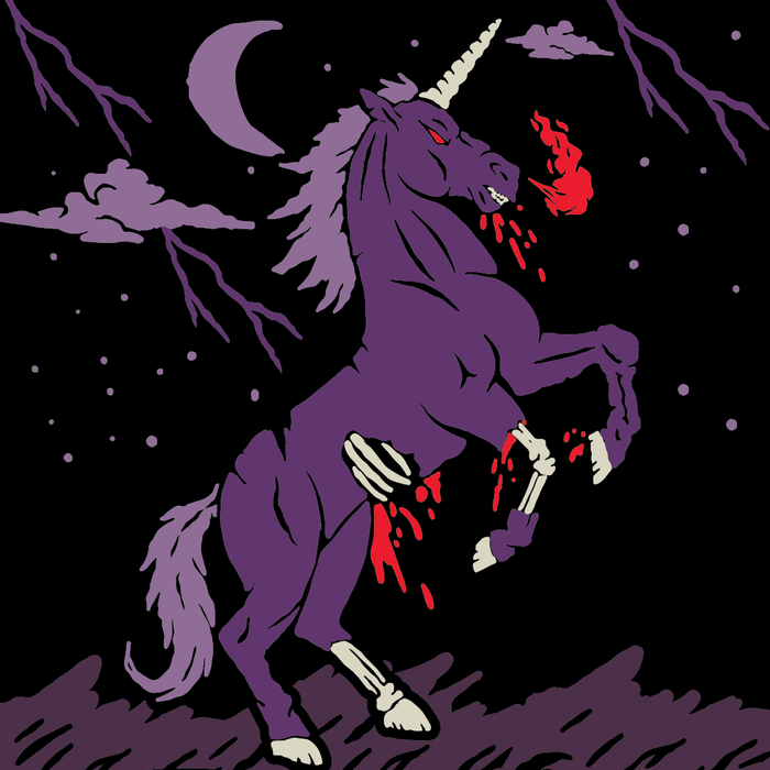 Evil AF Unicorn sukat - FootClothes