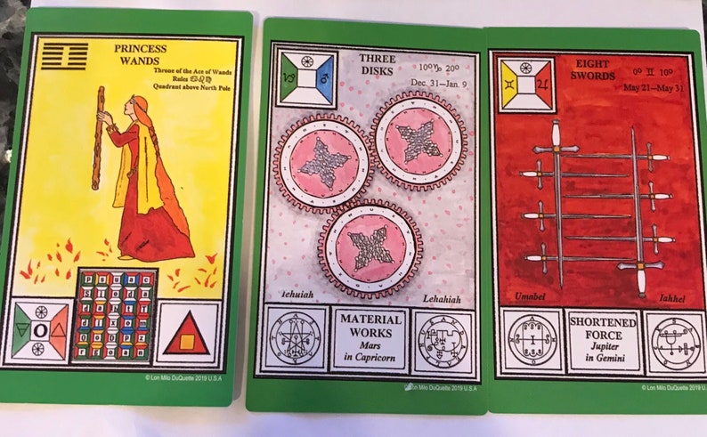 Tarot of Ceremonial Magick Deck: Next Millennium Edition –  Lon Milo DuQuette  (Preloved/käytetty) (2019)