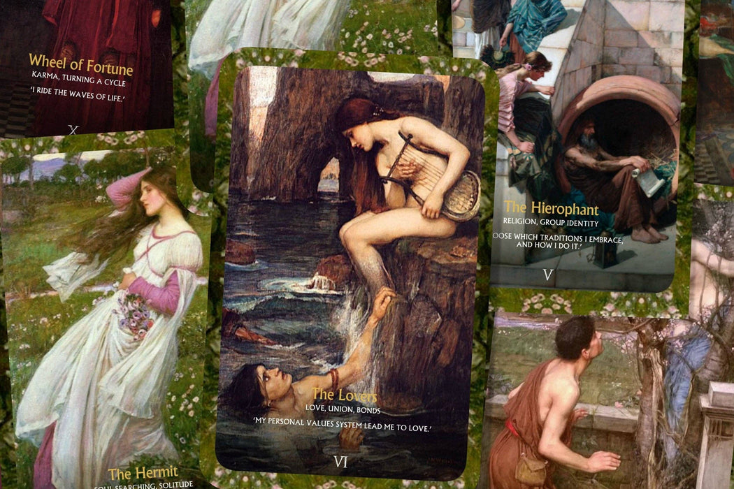 The Crystal Ball Tarot - Major Arcana - John William Waterho
