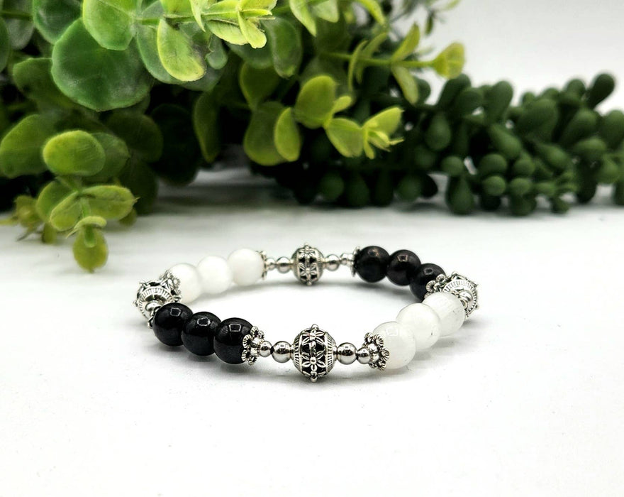 PROTECTION – Seleniitti ja shungiitti joustava rannekoru, 19 cm