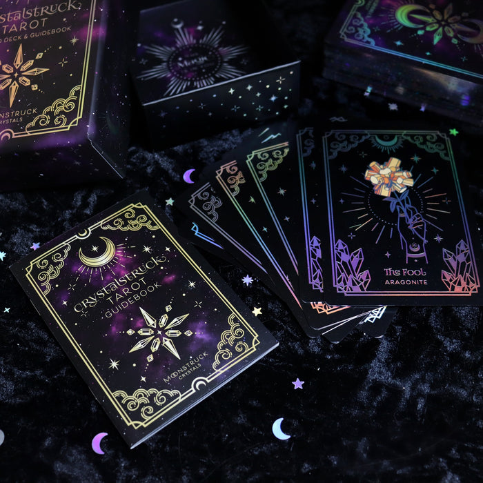 MINI Crystalstruck Tarot© Moonstruck Crystals SILVER (limited edition) - Kara Pavlik (Indie / import)