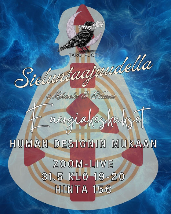 Sieluntaajudella ZOOM live 31.5 klo.19-20 Human Design jatko (energiakeskukset)