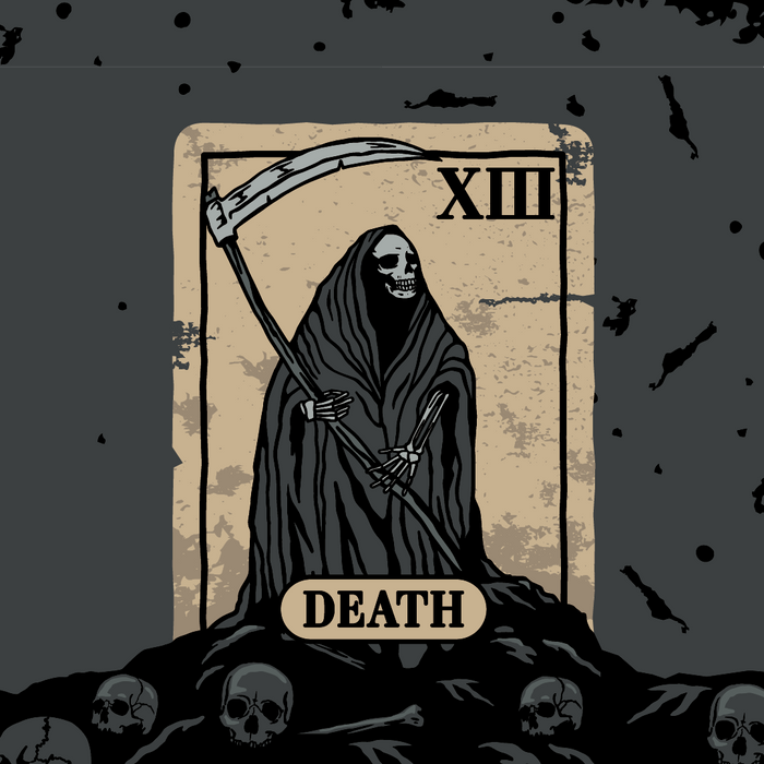 Death Tarot Card nilkkasukat - FootClothes