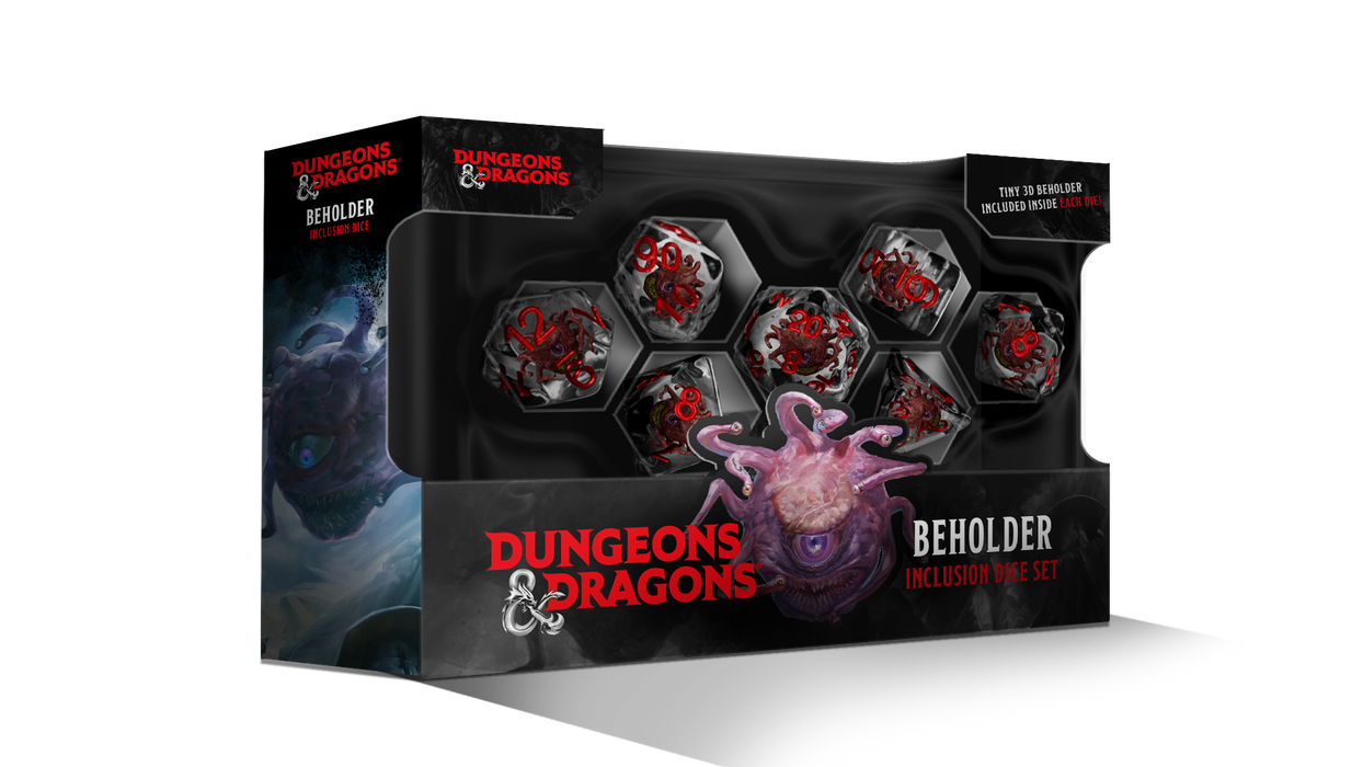 Dungeons & Dragons Beholder hartsinen Inclusion-noppasetti - Fanroll