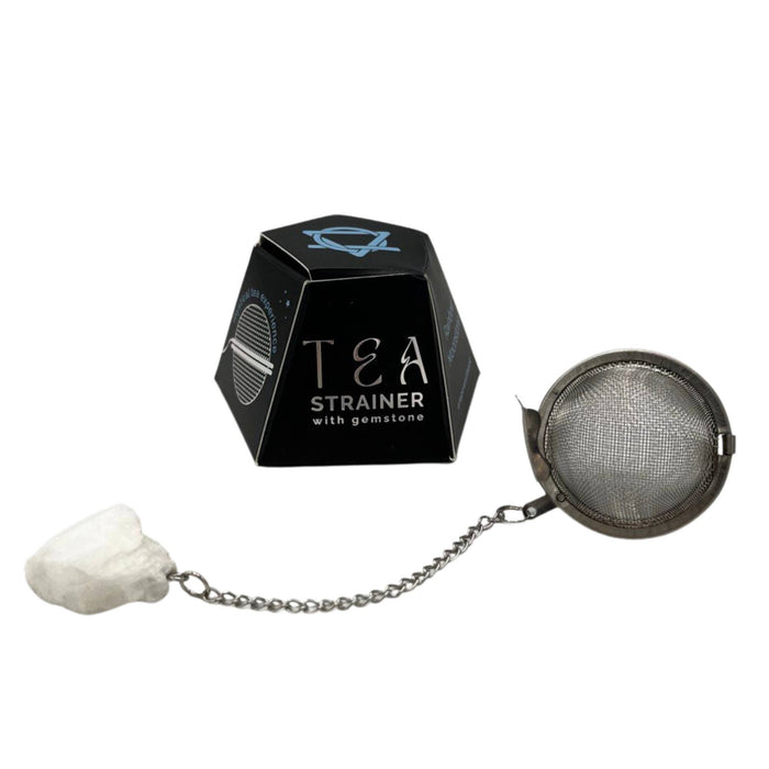 Raw Crystal Gemstone Tea Strainer