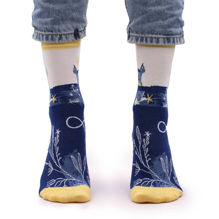 Hop Hare Bamboo Socks (41-46) - Midnight Cat