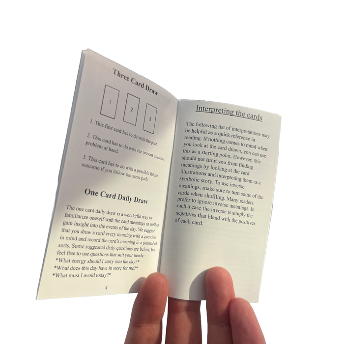 Gold Foil Tarot Deck – vedenkestävä premium-korttipakka opasviholla