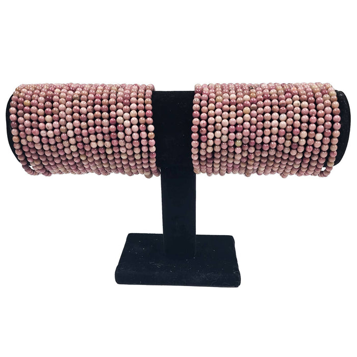 Rhodoniitti rannekoru 8mm, A-laatu