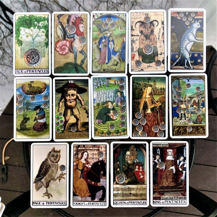 Schlangen- und Pfauen-Tarot in einer Dose – Erstausgabe mit Rändern – Libra Moon Inc. (Indie/Import) 