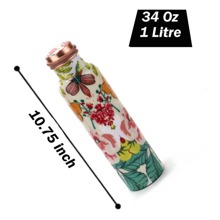 Flower copper bottle (1L)