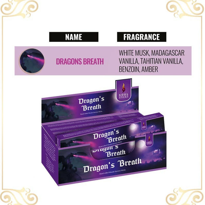 Dragon's Breath Masala Suitsuketikku - Soul Sticks