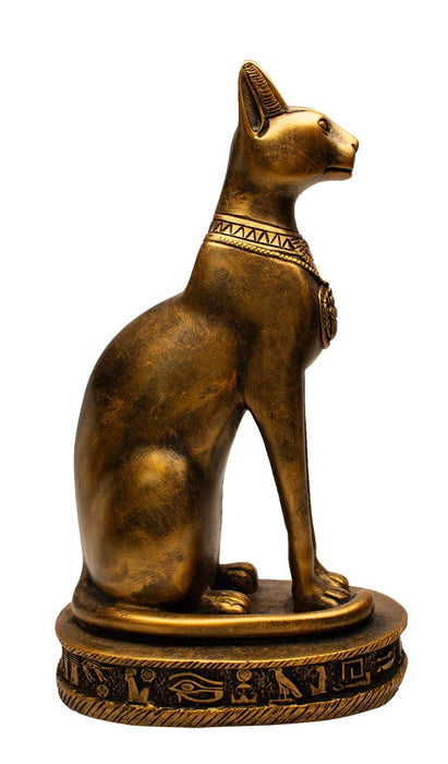 Bastet-jumalatar patsas, pronssinvärinen