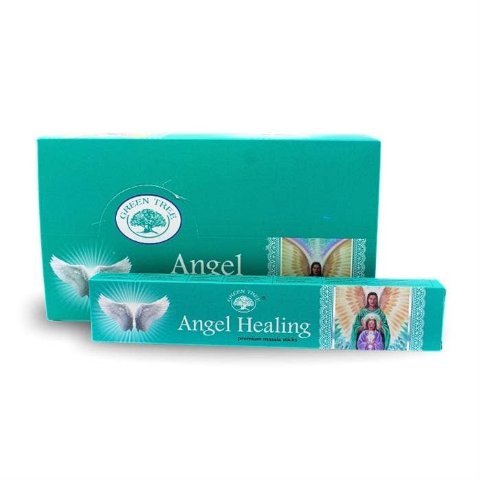 Green Tree Angel Healing Hand Rolled Natural Incense Sticks