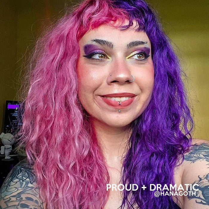 Dramatic Purple Hair Dye 250ml - Vegan, cruelty-free - Attitude Hair Dye