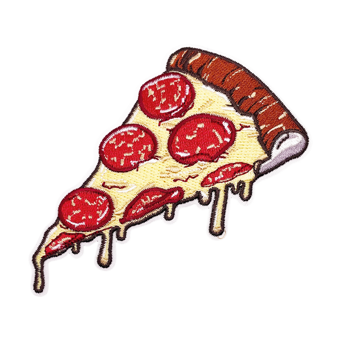 Pepperoni Pizza Slice – kangasmerkki