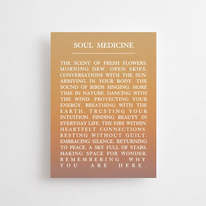 SOUL MEDICINE - POSTCARD -
