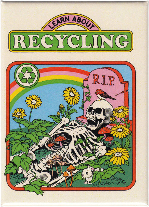 Steven Rhodes: Learn About Recycling - Jääkaappimagneetti