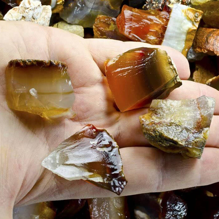 Raaka Karneoliakaatti (Madagaskar)