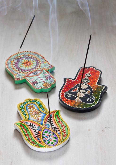 Hamsa Mandala Incense Burner - suitsuketeline