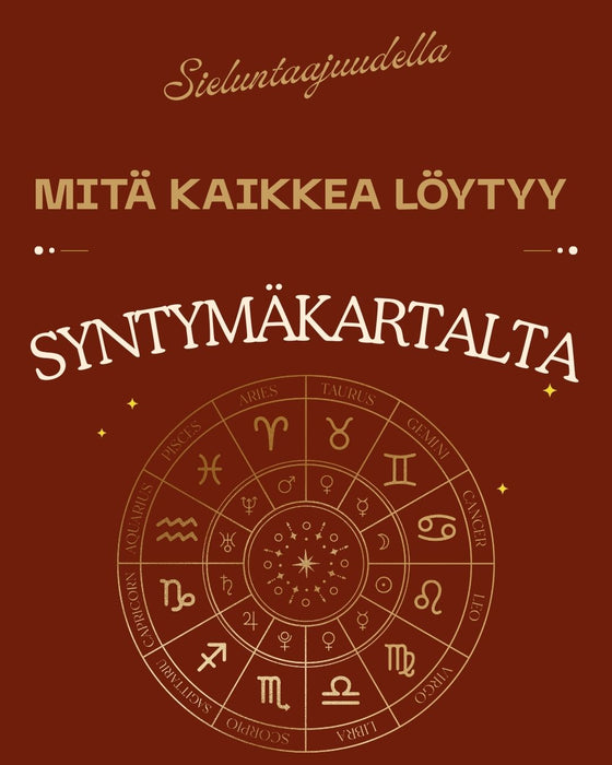 Sieluntaajudella ZOOM live To.2.4 klo.19-21 Syntymäkartan perusteet