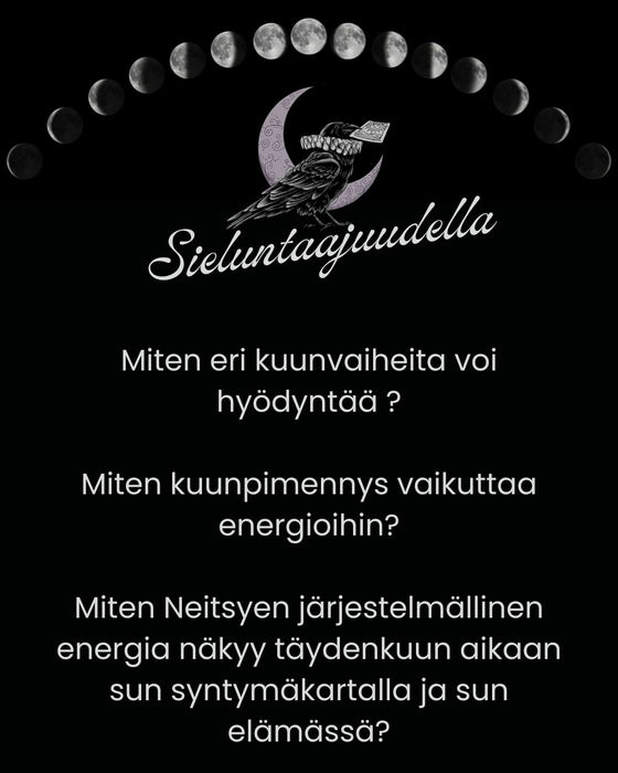 Sieluntaajuudella ZOOM live Ti.3.3.26 klo.19-20 - Täysikuu Neitsyessä, kuunpimennys ja kuunvaiheet