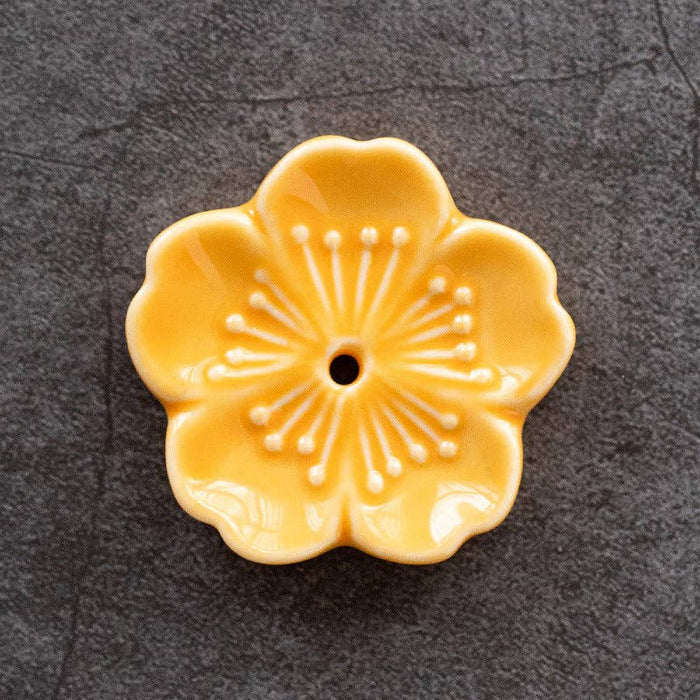 Gohobi Ceramic Flower -käsintehty suitsuketeline