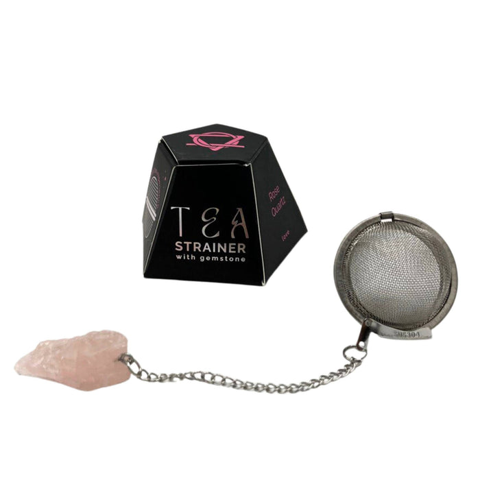 Raw Crystal Gemstone Tea Strainer