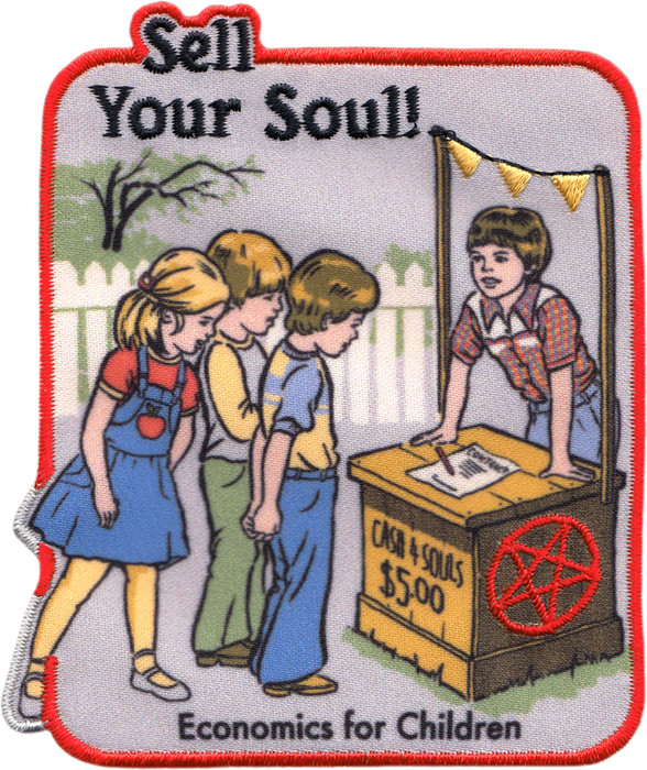 Steven Rhodes: Sell Your Soul! – hihamerkki