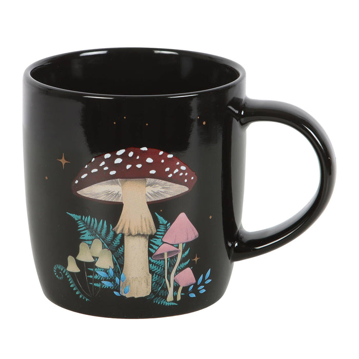 Forest Mushroom print mug 340ml