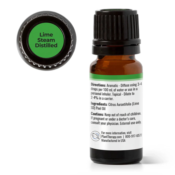 Lime Steam Distilled Essential Oil 10 mL