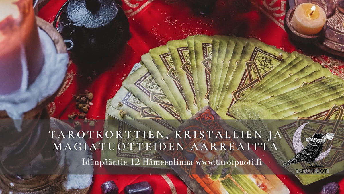 Treasure trove of tarot cards, crystals and magickal items — Tarotpuoti