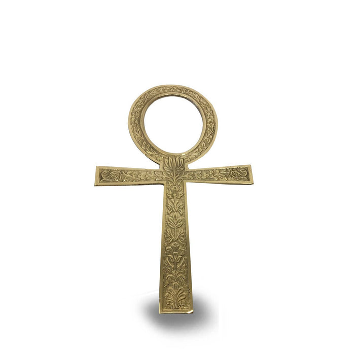 Ankh dekoratives Messing 15cm