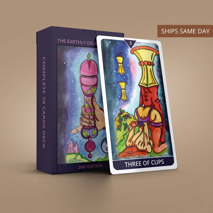 Earthly Delight Tarot 78+2 Extrakarten - Darksynevyr