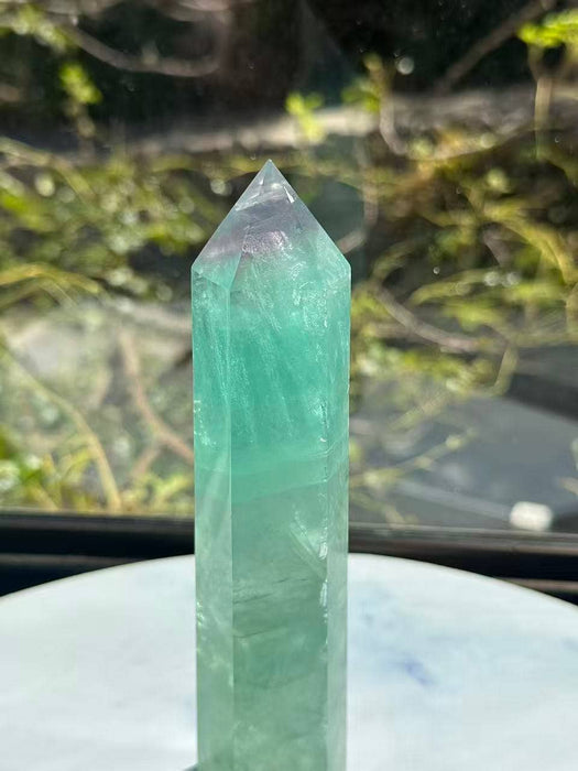 Suuri vesimeloni fluoriitti -torni #9