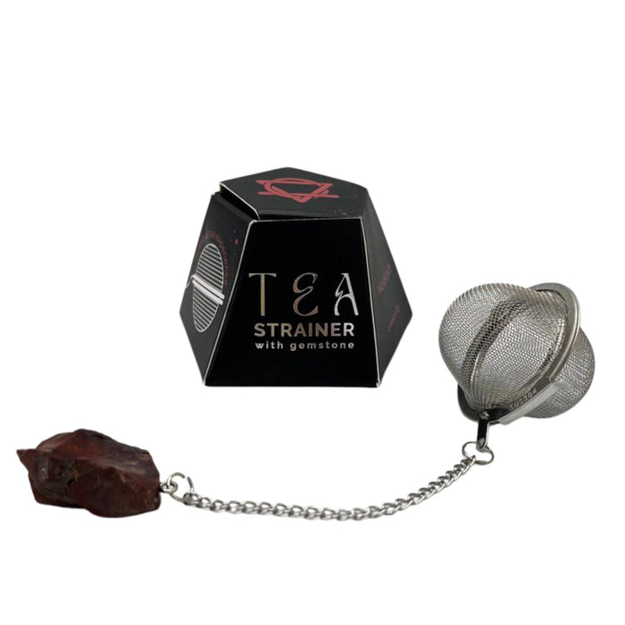 Raw Crystal Gemstone Tea Strainer