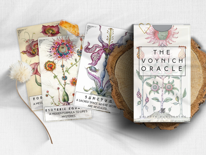 Voynich Oracle Deck: Unveil the Mysteries of the Enigmatic Manuscript - Griffin Publishing (Kickstarter 2025)