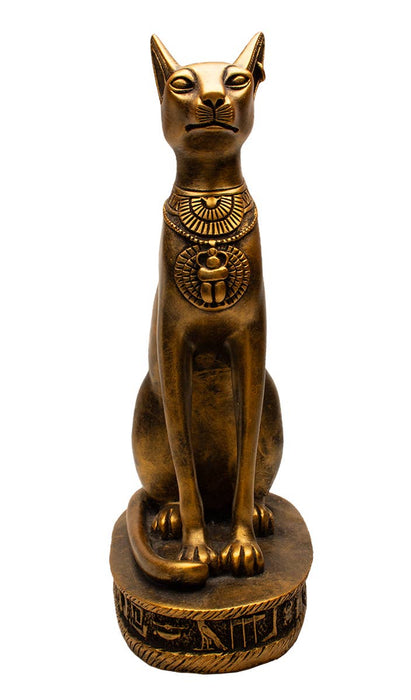 Bastet-jumalatar patsas, pronssinvärinen
