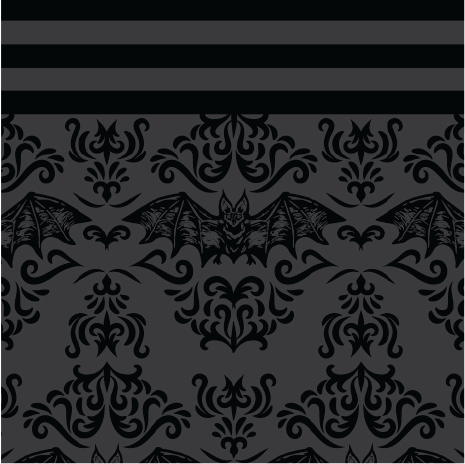 Bat Damask polvisukat - FootClothes