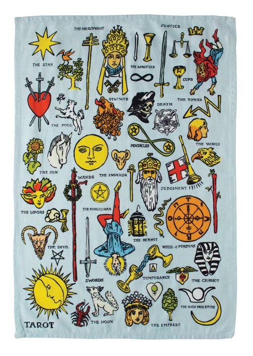 Tarot kitchen towel