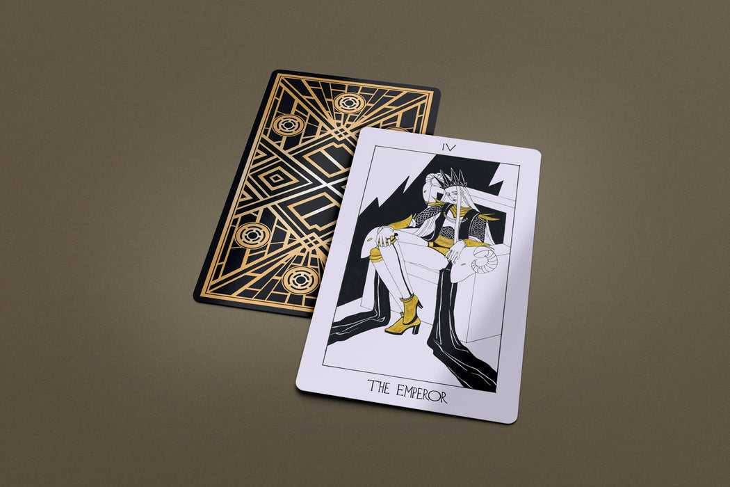 The Golden Path Tarot 78+2 Extra Cards Deck – Dark Synevyr (Indie/Import)